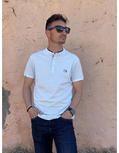POLO MAO CELESTE