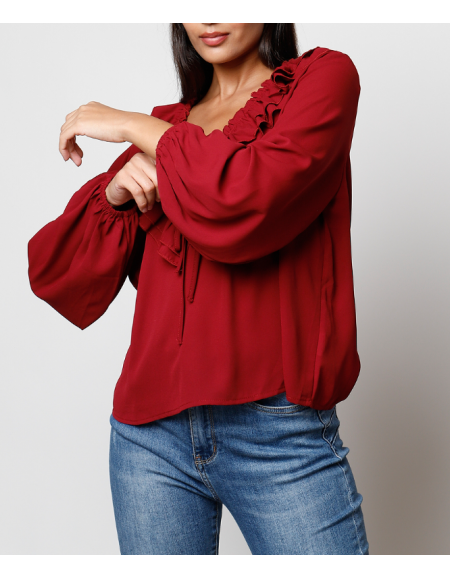 BLUSA VOLANTE 