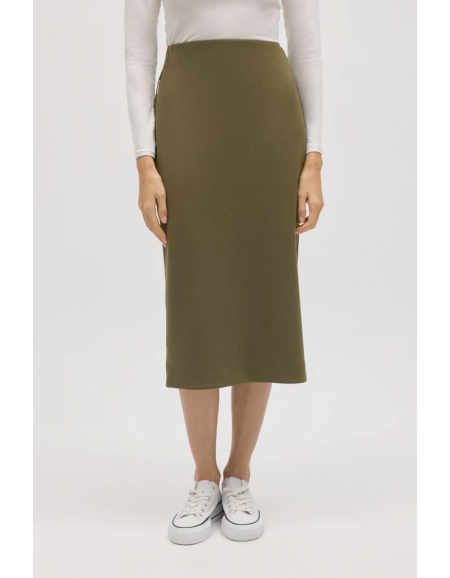 70677 FALDA FLUIDA VERDE