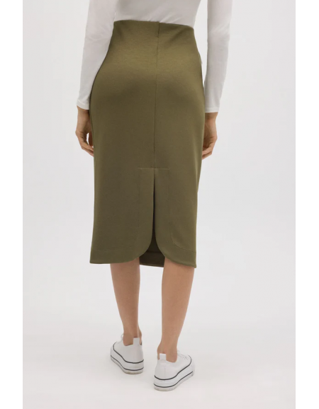 70677 FALDA FLUIDA VERDE