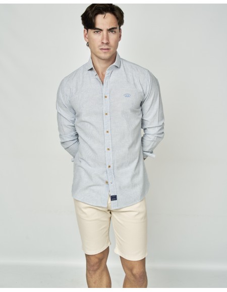 CAMISA C/CUTAWAY RUSTICO RAYAS