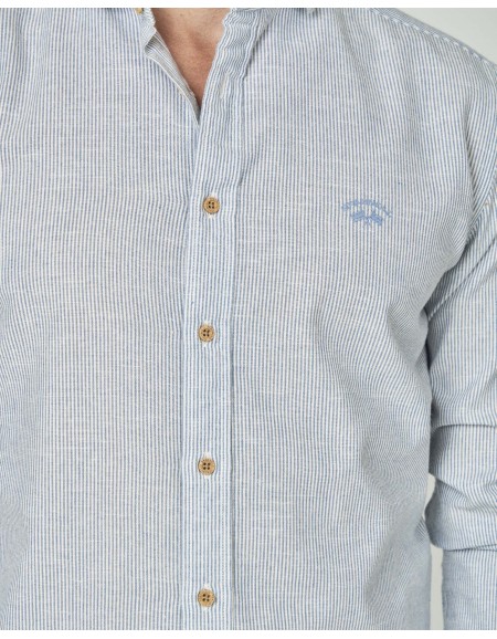 CAMISA C/CUTAWAY RUSTICO RAYAS