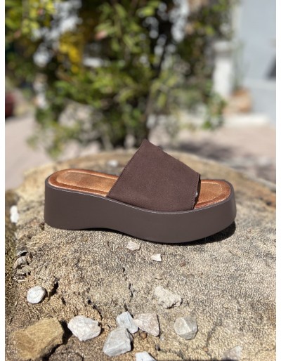 ZUECO LEIRE CHOCO