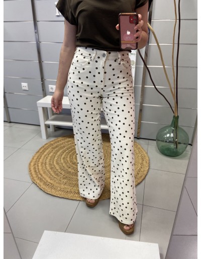 PANTALÓN LUNARES CHOCO