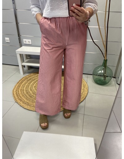 PANTALÓN ROSA RAYAS