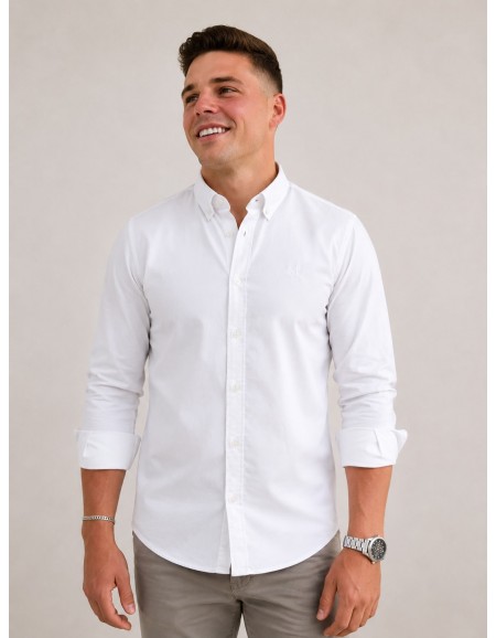 CAMISA OXFORD BLANCO