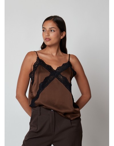 TOP LENCERO CHOCO