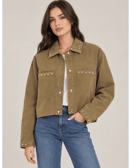 CHAQUETA ANTE CHAPAS