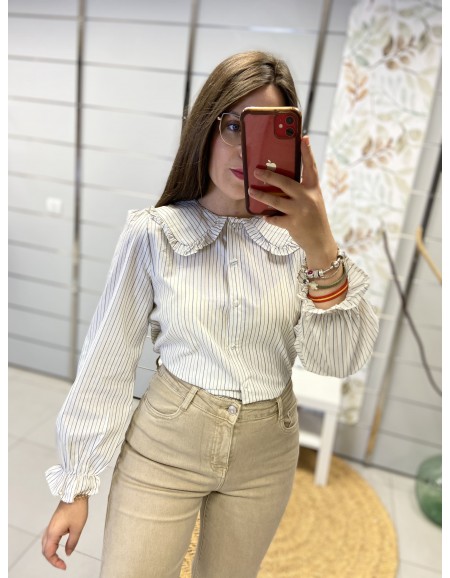 BLUSA BABEROLA RAYAS