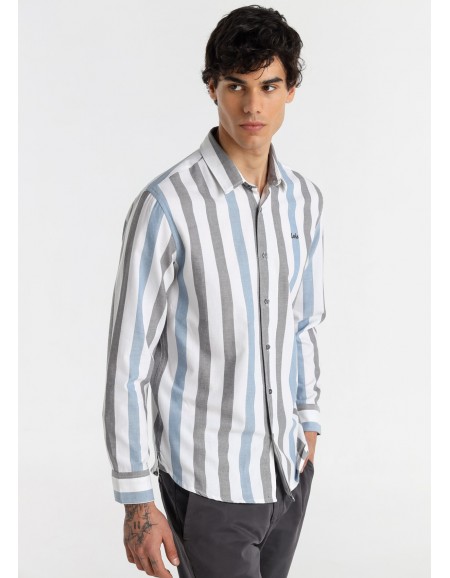 146730 CAMISA OXFORD RAYAS...