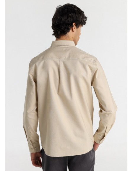 146714 CAMISA OXFORD BEIGE
