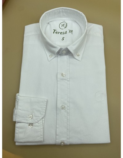 CAMISA GABARDINA BLANCO