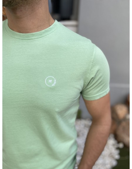 CAMISETA VERDE AGUA BÁSICA