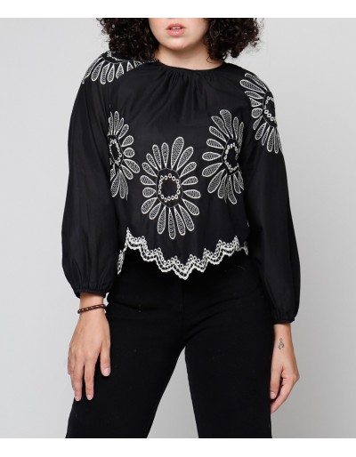 BLUSA FLORES GRANDES