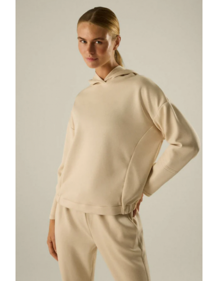 70893 SUDADERA CAPUCHA BEIGE