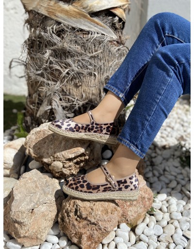 552 ALPARGATA PLANA LEOPARDO