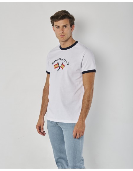 CAMISETA RIB CONTRASTE 3728