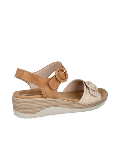 28609 SANDALIA COMBI CUERO