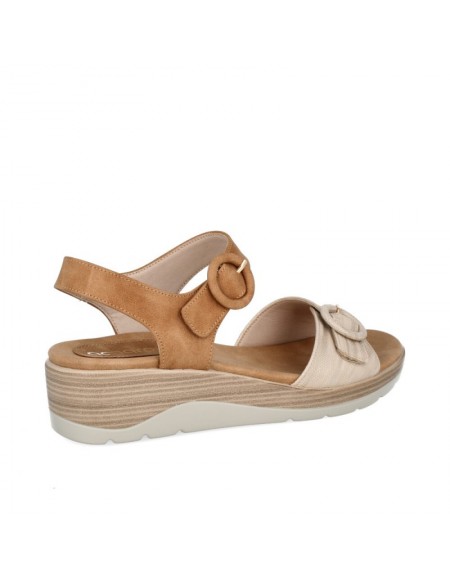 28609 SANDALIA COMBI CUERO