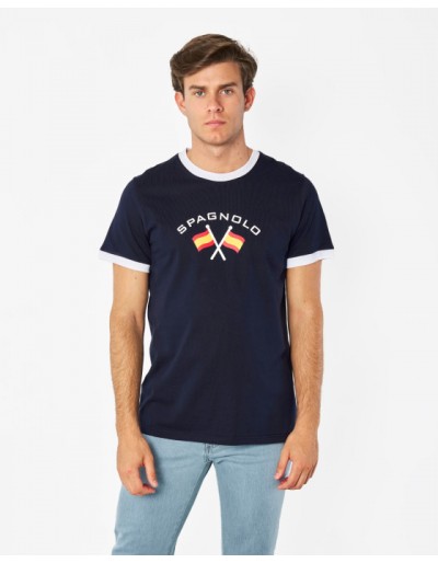 CAMISETA RIB CONTRASTE 3728