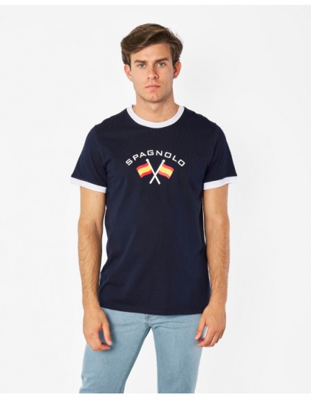 CAMISETA RIB CONTRASTE 3728